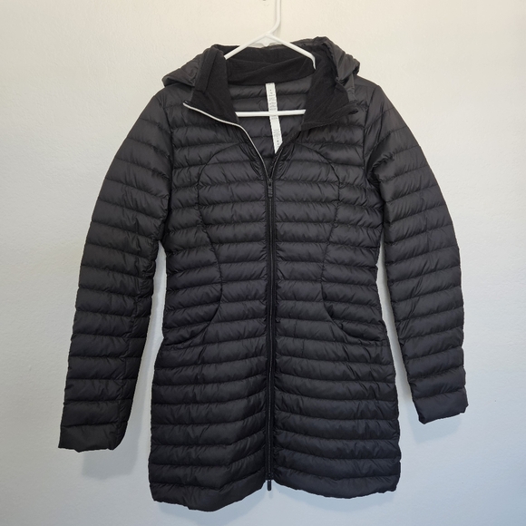 Lululemon | Pack It Down Jacket Black 700 Down Puff Coat Outdoor, Womens 6 - Picture 4 of 10